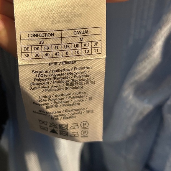 Elegant Blue Midi Dress - Picture 7 of 9